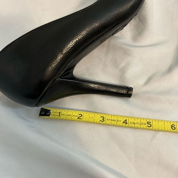 Candies black 4" heels size 8.5 - Picture 4 of 8